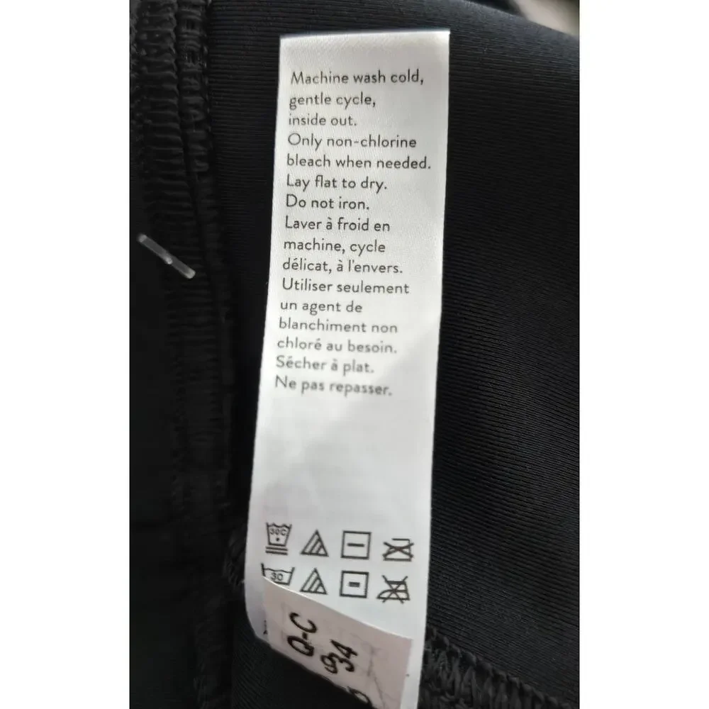 Spanx Black Faux Leather High Rise Shapewear Ankle Leggings NEW Medium